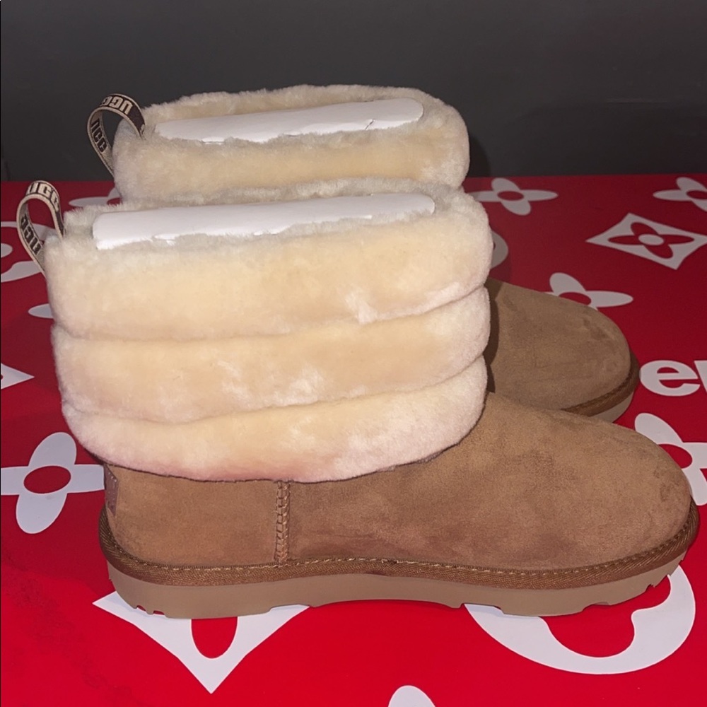 UGG Unisex-Child Fluff Mini Quilted Fashion Boot